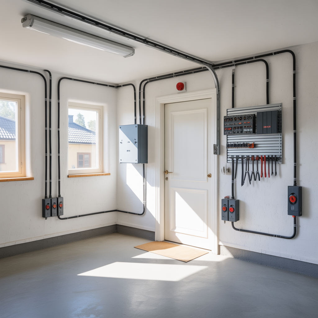 12.Att tanka pa nar du installerar el i garaget